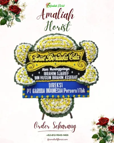 Papan Bunga Duka di Rorotan
